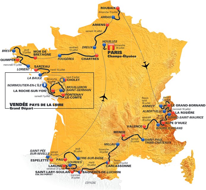 tour de france live position map