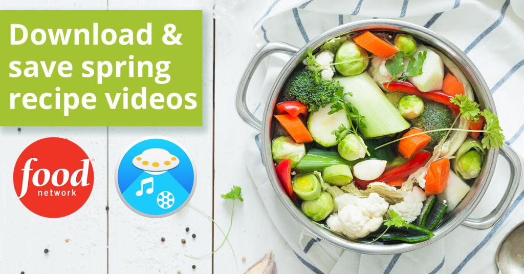 download spring recipe videos with replay media catcher